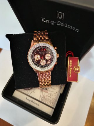 Reloj Krug-Baümen Air Traveller Nuevo con caja