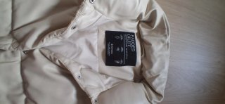 Chaleco acolchado beige