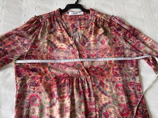 Vestido Boho fucsia y burdeos de Pedro del Hierro