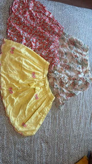 3 Faldas Niña Talla 10-12
