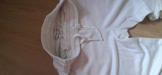 Pantalón Chandal Bershka Blanco