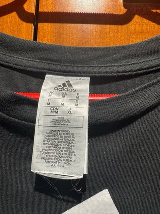 Camiseta Adidas Negra Talla XL