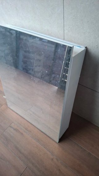 Armario espejo baño espejol y madera, 90 x 70 x 19