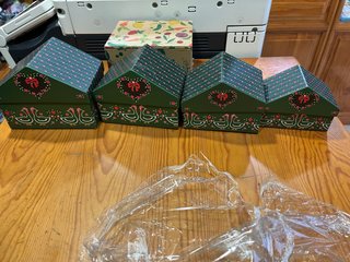 Juego 4 cajas decorativas nido Busquets vintage