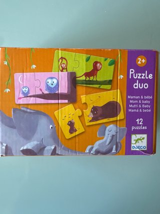 Puzzle Duo Djeco Mamá y Bebé