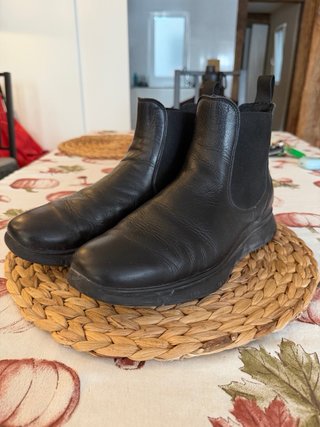 Botines de Piel Negros Talla 42