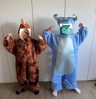 2 Disfraces Monstruos S.A.