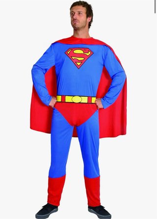 NUEVO! Disfraz Superman DC Comics talla XL /52-54