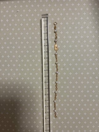Pulsera de oro y perlas para niña comunión
