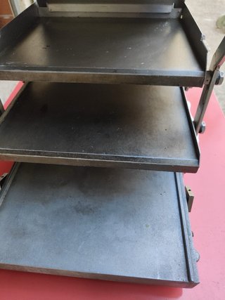 Plancha de Cocina de 2 Niveles. Inoxidable