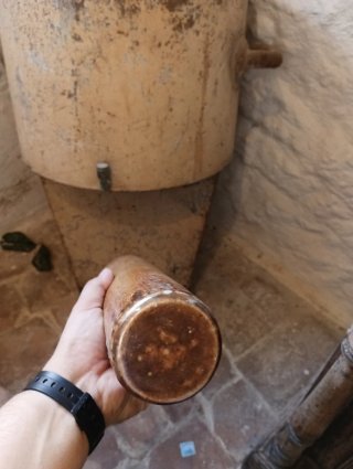 Botella antigua caneco siglo 19