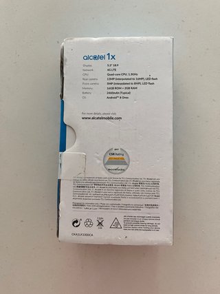 Alcatel 1X Negro