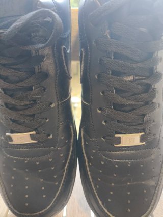 Nike Air Force 1 Low Triple Black Talla 45