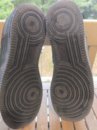 Nike Air Force 1 Low Triple Black Talla 45