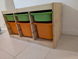 Mueble Organizador Juguetes Madera Plástico