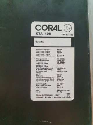 Etapa de Potencia Coral
