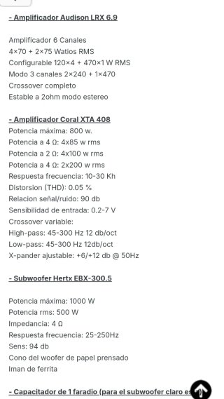 Etapa de Potencia Coral
