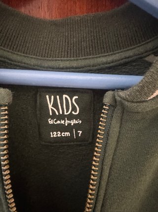 Cazadora Infantil Algodón Talla 7 122 centímetros