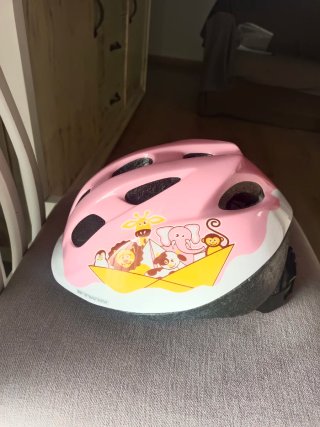 Casco Bici Niña 46-53 cm Rosa Animales