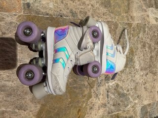 Patines Quad 100 Oxelo Lila Talla 30