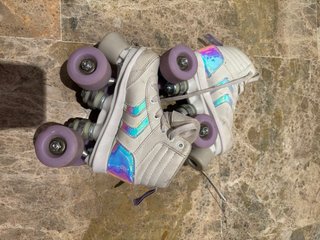 Patines Quad 100 Oxelo Lila Talla 30