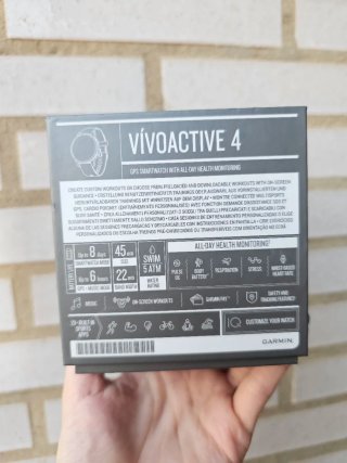 Reloj Garmin Vívoactive 4 GPS Negro