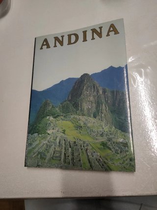 Libro "ANDINA" – Machu Picchu / Región Andina