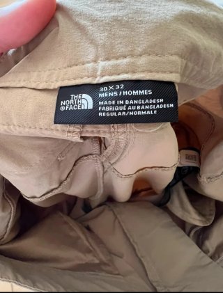 Pantalones The North Face desmontables color beige