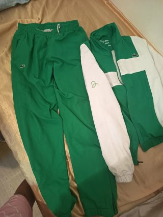 Chándal Lacoste Verde y Blanco