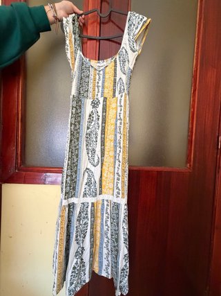 Vestido midi Springfield estampado