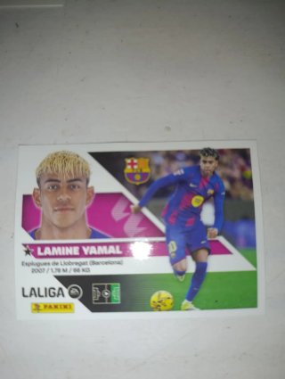 Lamine Yamal - Cromos LaLiga Panini