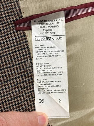 Americana de hombre marrón