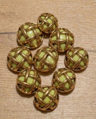 Botones auténticamente Vintage tipo joya y strass