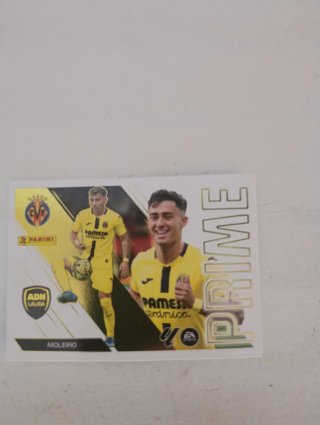 Carta de fútbol Moleiro Panini La Liga