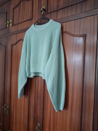 Jersey verde menta talla única