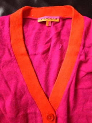 Rebeca Vilagallo Rosa y Naranja Talla L