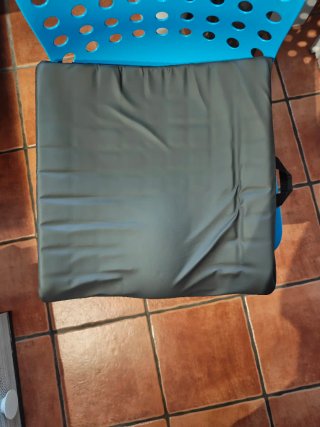 Cojín ortopédico Viscoelástico Negro.