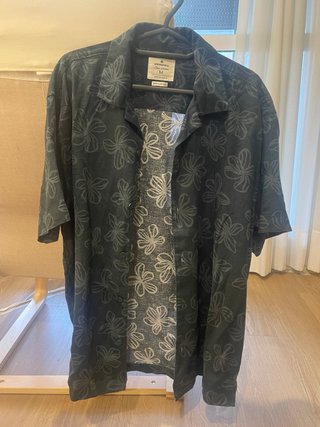 Camisa Springfield Lino Flores Talla M