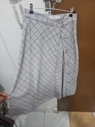 Falda Mango cuadros talla xs