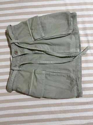 Falda Cargo Verde Oliva