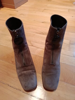 Botines de Nappa con Cremallera