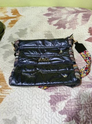 Bolso Anekke azul acolchado