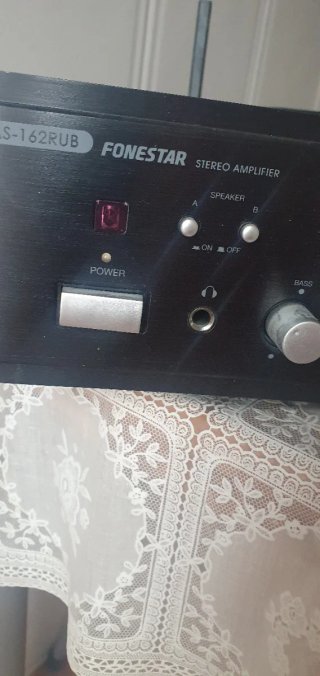 Amplificador Stereo Fonestar Negro poco uso!!