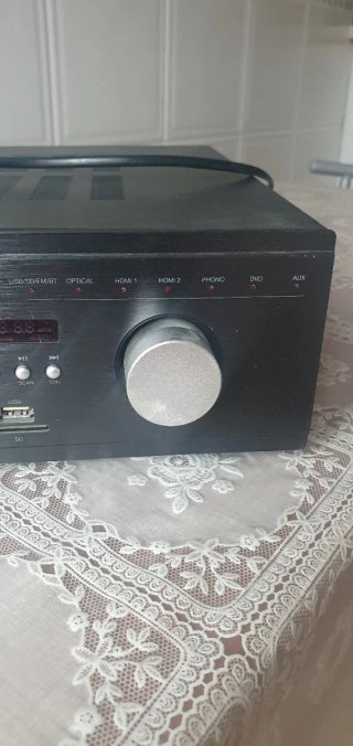 Amplificador Stereo Fonestar Negro poco uso!!