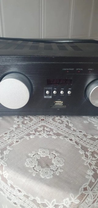 Amplificador Stereo Fonestar Negro poco uso!!