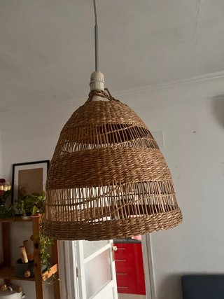 Lámpara IKEA Torared de Ratán