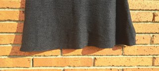 Minifalda de punto negra