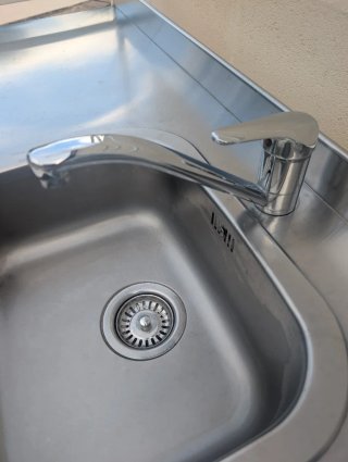 Fregadero Mini Cocina en acero inox. Con grifo