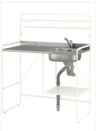 Fregadero Mini Cocina en acero inox. Con grifo