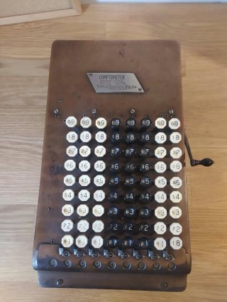 Calculadora Antigua Mecánica
